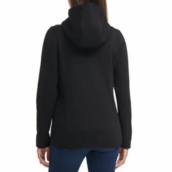 ANDREW MARC Women Full Zip Fleece Jacket--Black - Picture 2 of 11